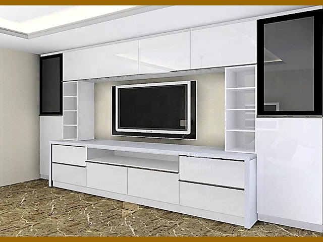 Sliding wardrobe with TV unit