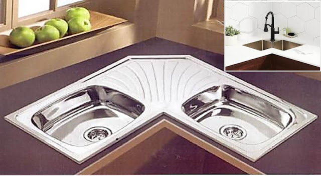 Corner sink modern kitchen sink design