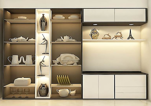 Modern Dining Room Crockery Unit Design Ideas
