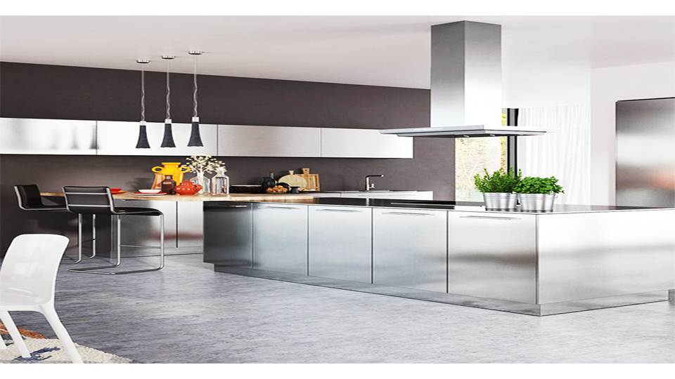 Stainless Steel Modular Kitchen Designs in Patiala