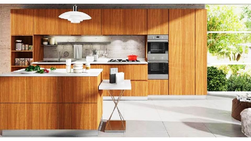 Modular High Gloss Laminate Kitchen Cabinets Designs Ideas