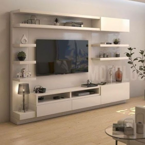Sleek and Stylish: Simple LCD Panel Design for Modern Bedrooms
