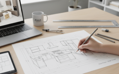 Step-by-Step Guide to Drawing Modular Kitchen Design