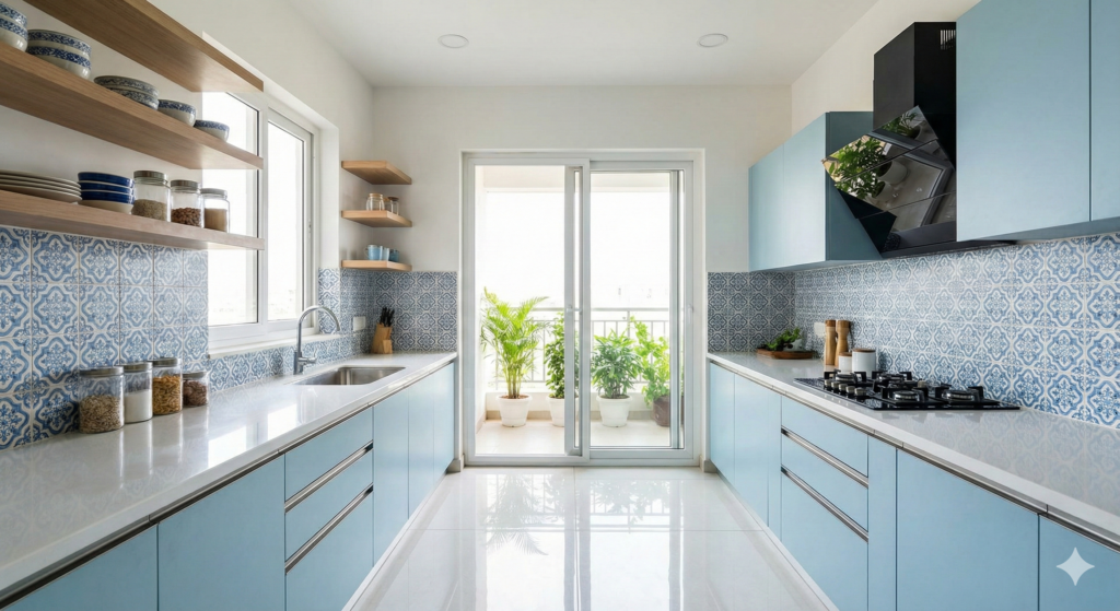 Parallel Modular Kitchen Design in Patiala