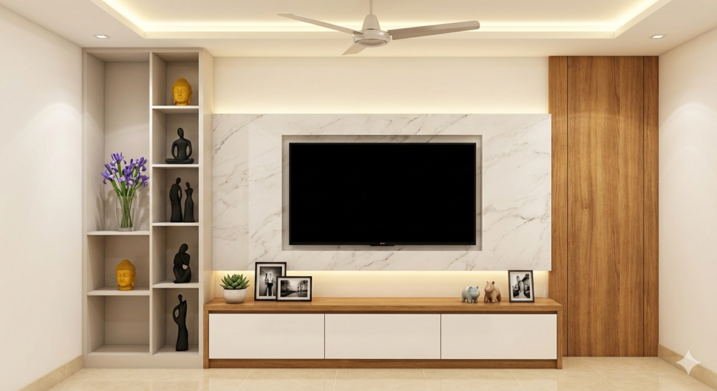 Simple LCD wall design